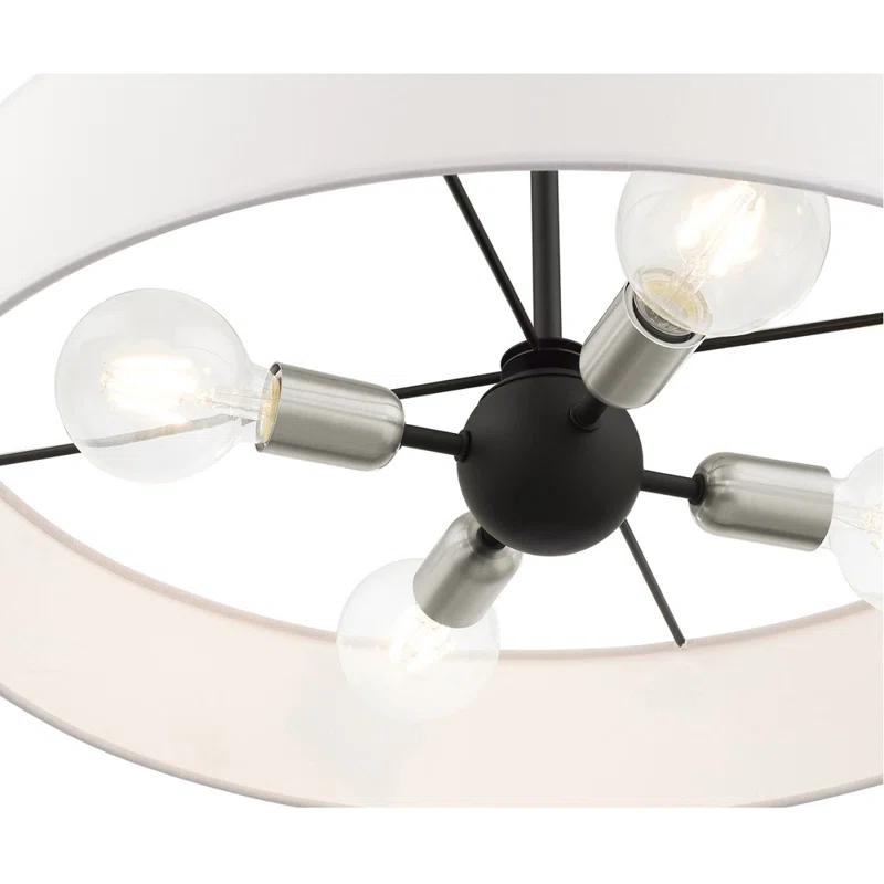 4 - Light Drum Chandelier