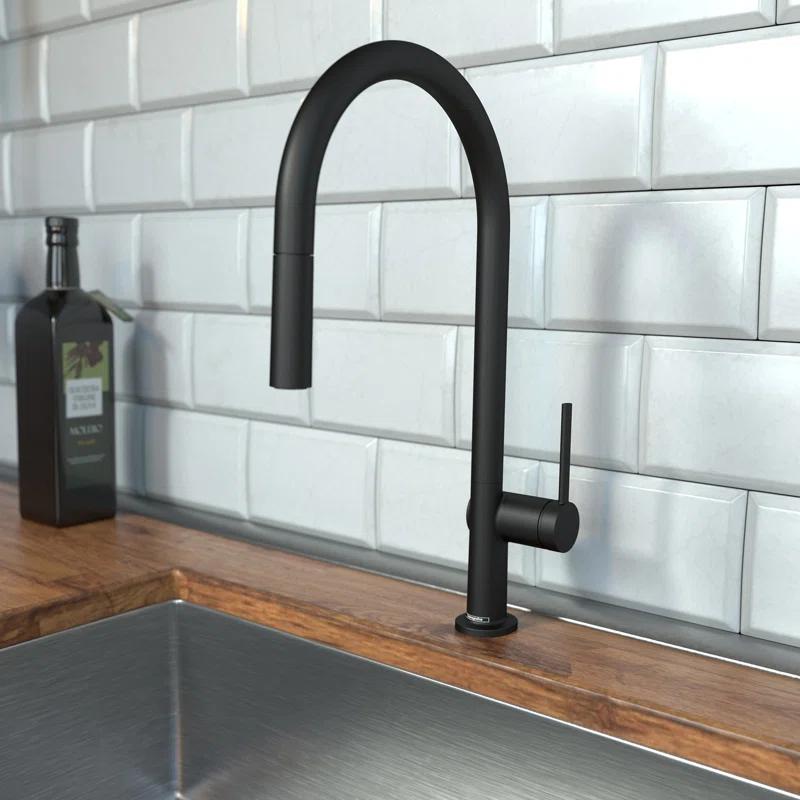hansgrohe Talis N HighArc Kitchen Faucet, O-Style 2-Spray Pull-Down, 1.75 GPM