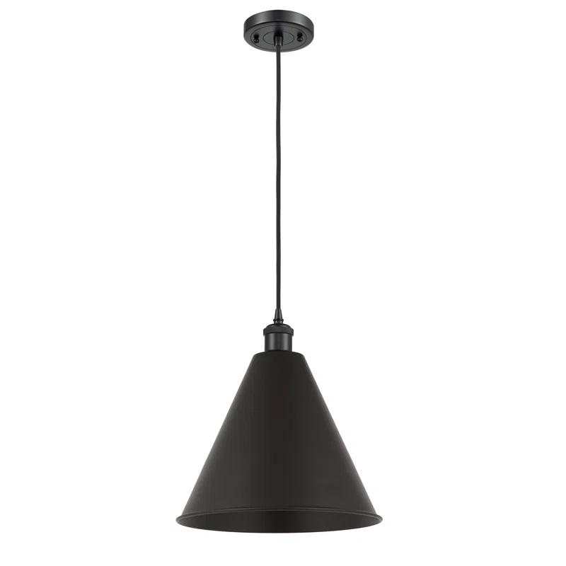 Ballston Cone 1 - Light Single Drop Pendant Pendant