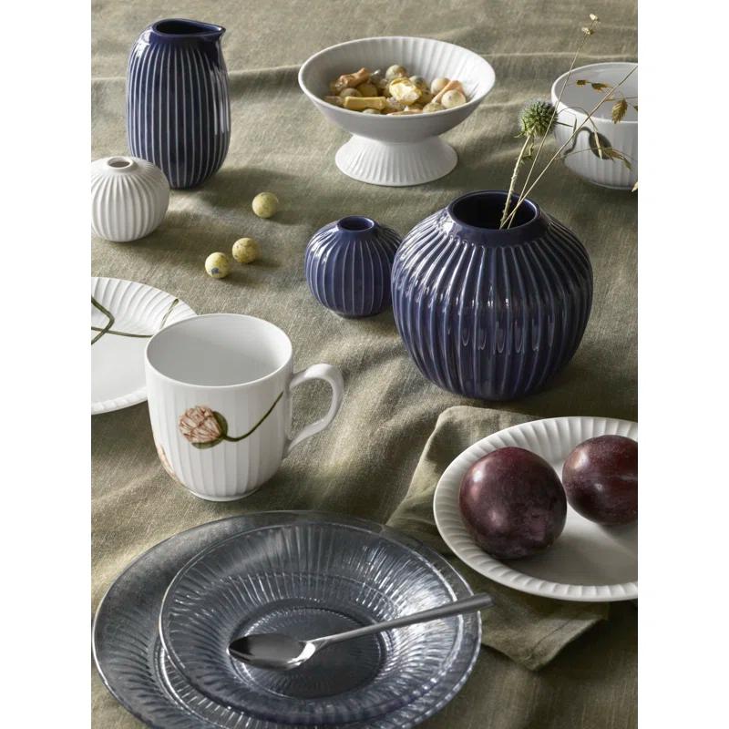 Hammershøi Contemporary White Porcelain 7.5" Dessert Plate