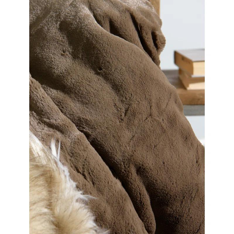 Faux Fur Throw
