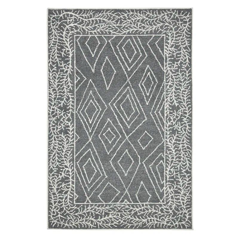 Ahniyla Wool Geometric Rug