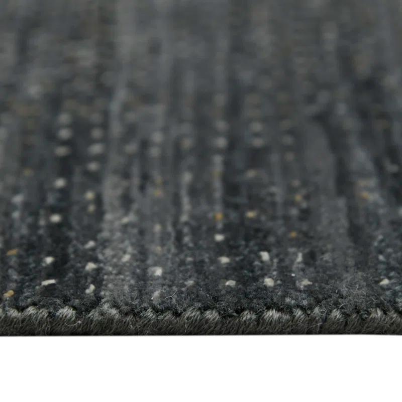AMER Rugs Dazzle Hand Knotted Wool/Silk Gray Area Rug | Perigold