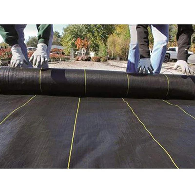 DeWitt Sunbelt 3.2oz Woven Weed Barrier Landscape Fabric Ground Cover