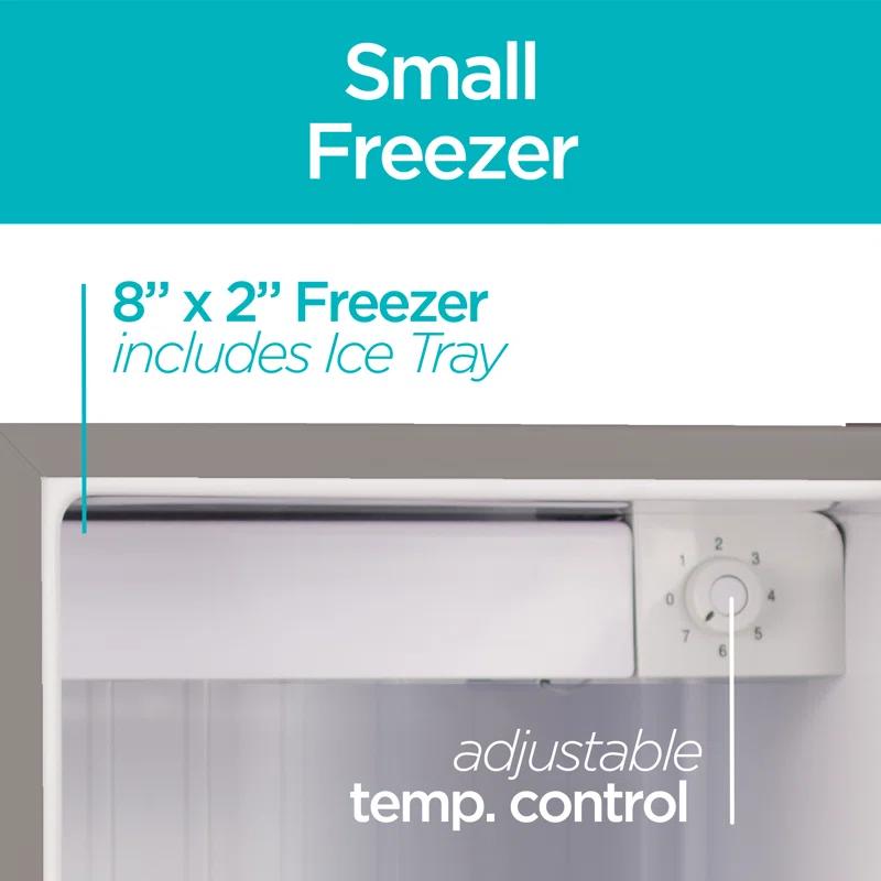 BLACK+DECKER BCRK Series 1.7 cu. ft. Freestanding Mini Fridge with Freezer