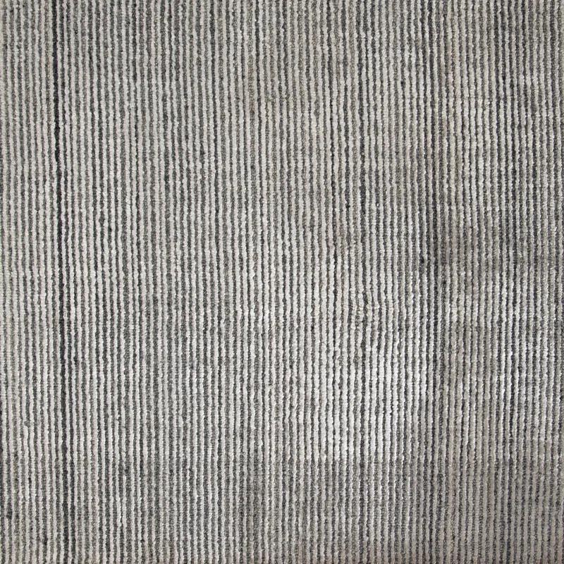 Transitional Handmade Grey/Beige Wool-Viscose Blend Rug 10' x 14'