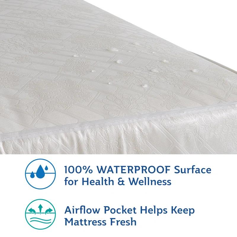 Sustainably Sourced 52.5" Hybrid Memory Foam & Innerspring Toddler Mattress