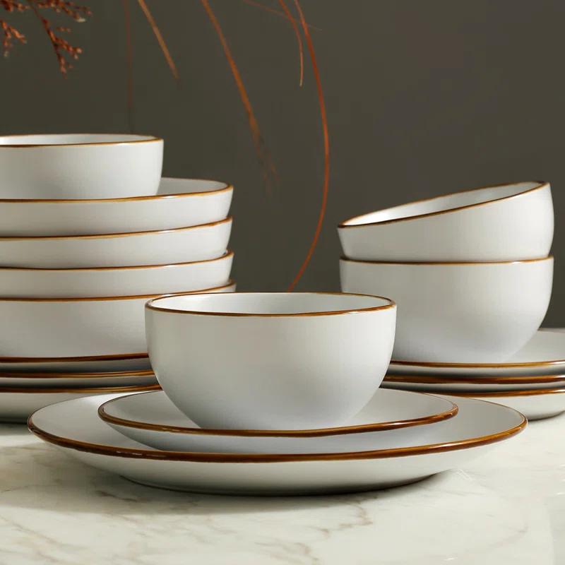 Brasa 16-Piece Dinnerware Set Stoneware