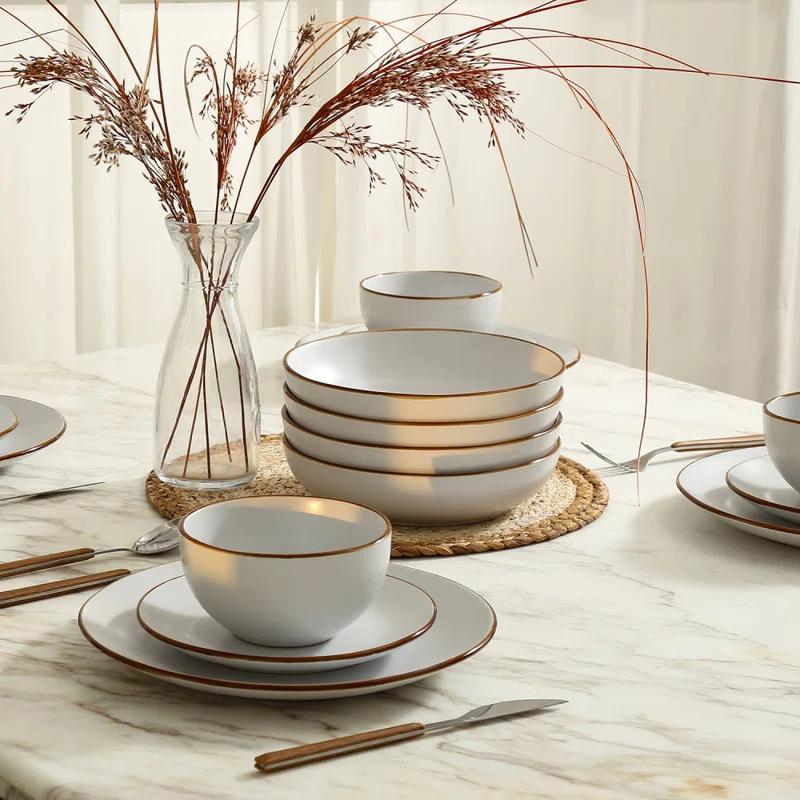 Brasa 16-Piece Dinnerware Set Stoneware