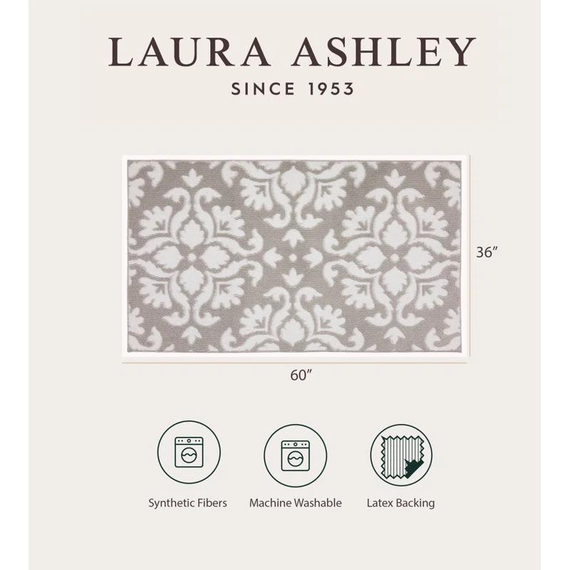 Laura Ashley Laura Ashley Mayhew Light Gray/White Area Rug