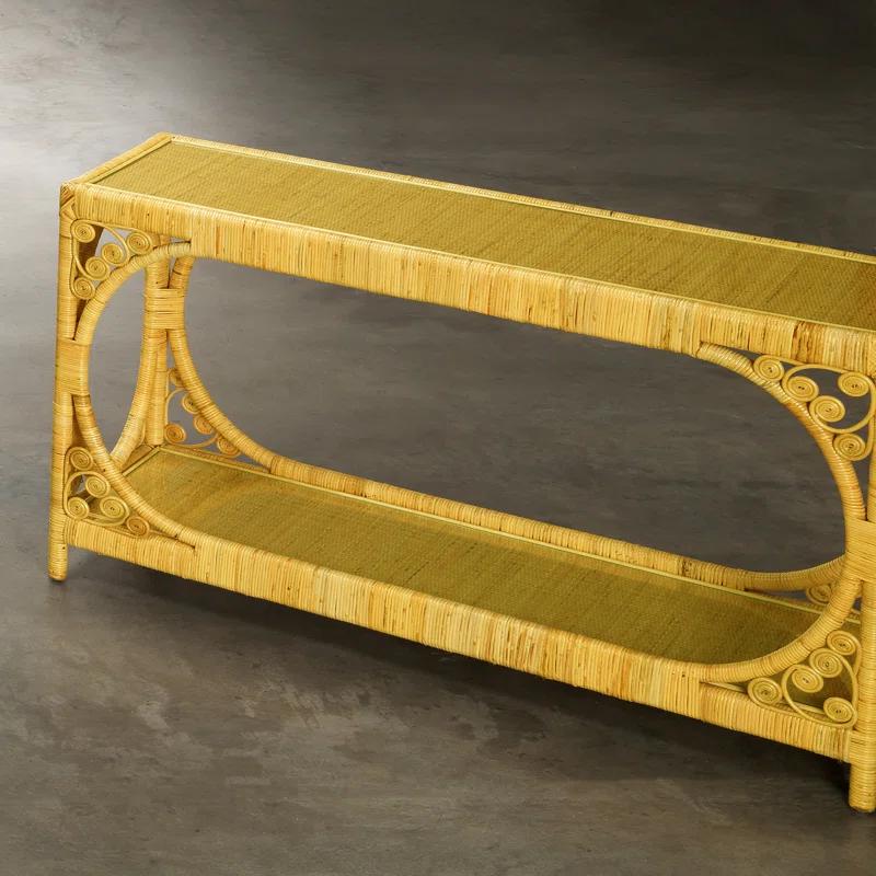 Jamie Young Company Primrose 48'' Glass Top Console Table