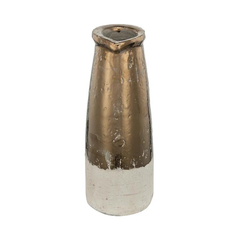Libra Sienna Brown Ceramic Decorative Bottles