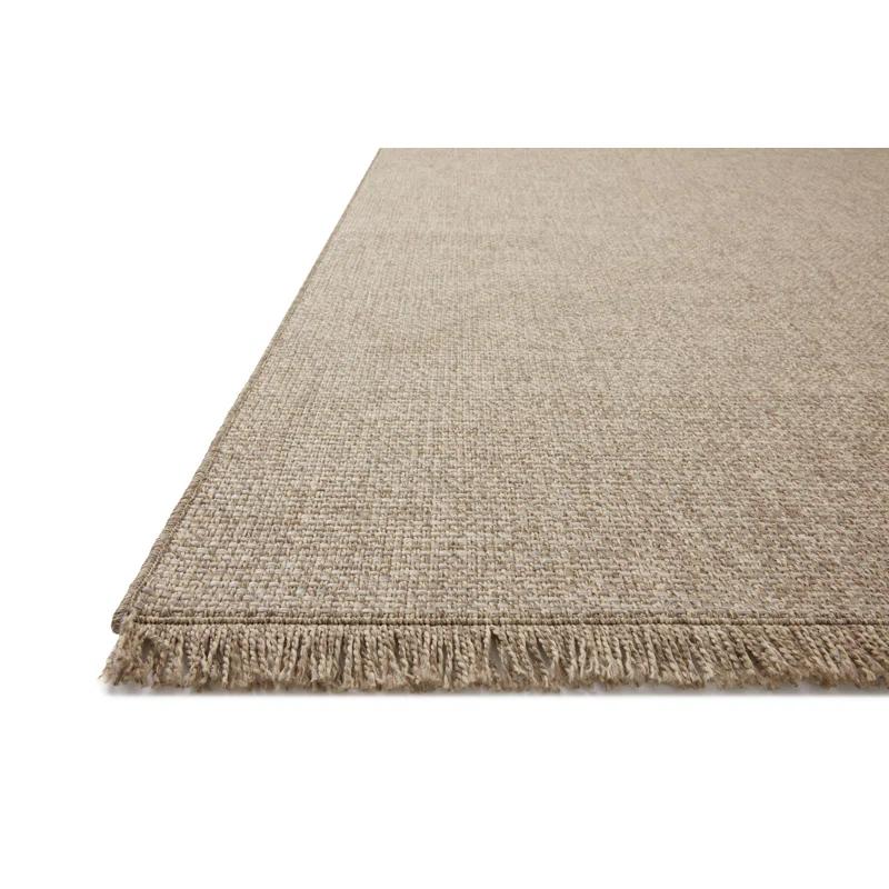 Dawn Collection Gray Synthetic Rectangular Area Rug 6'4" x 9'2"