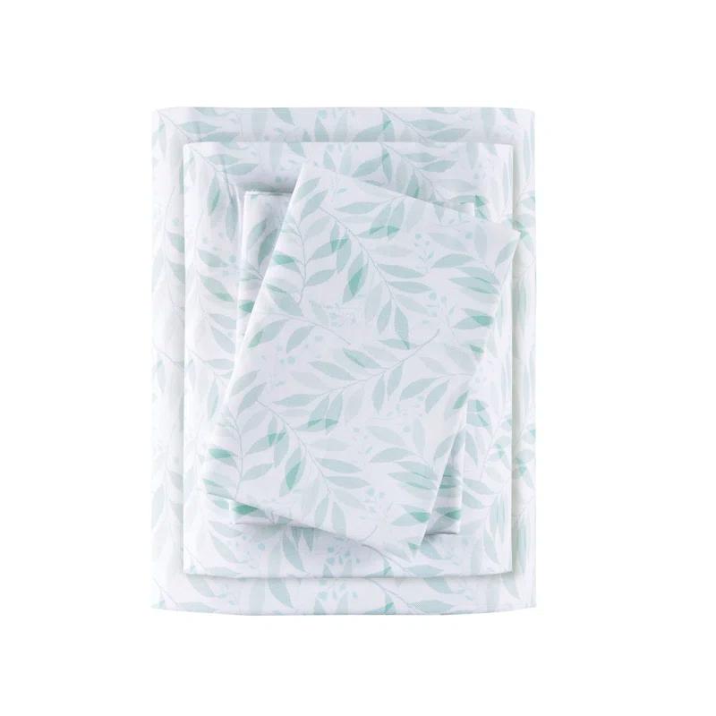 Madison Park Essentials 200 Thread Count Printed Cotton 200 Thread Count Printed 100% Cotton Sheet Set