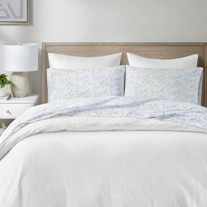 Madison Park Essentials 200 Thread Count Printed Cotton 200 Thread Count Printed 100% Cotton Sheet Set