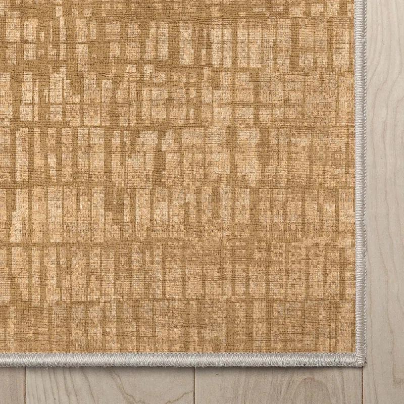 Nuzzo Nightscape Modern Geometric Flat-Weave Yellow Area Rug