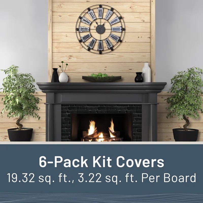 7" x 72" Rustic Shiplap Boards (Set of 6)