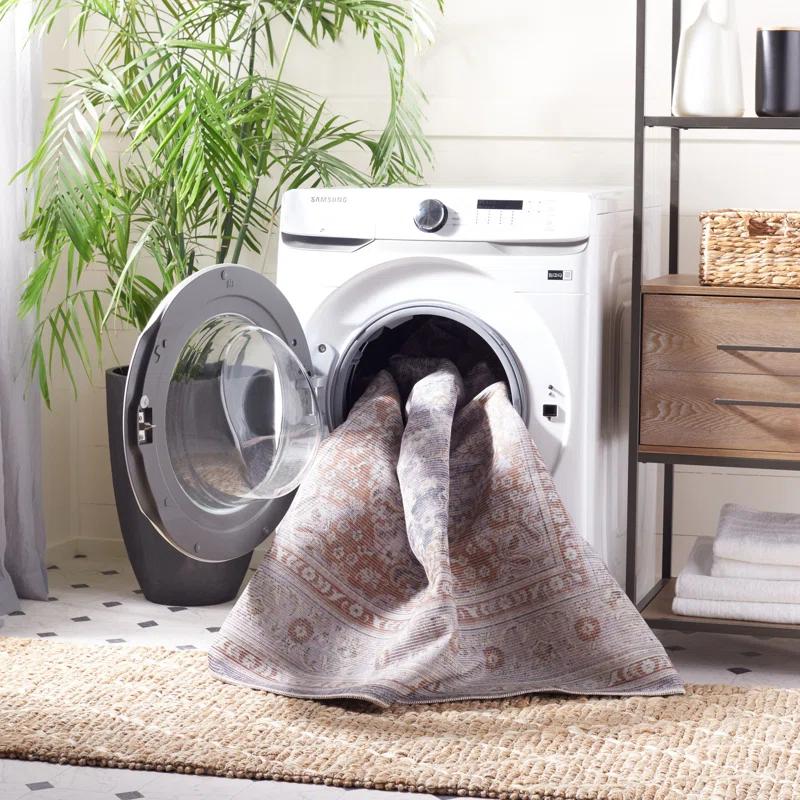 Bungalow Rose Hallel Performance Machine Washable Oriental Rug