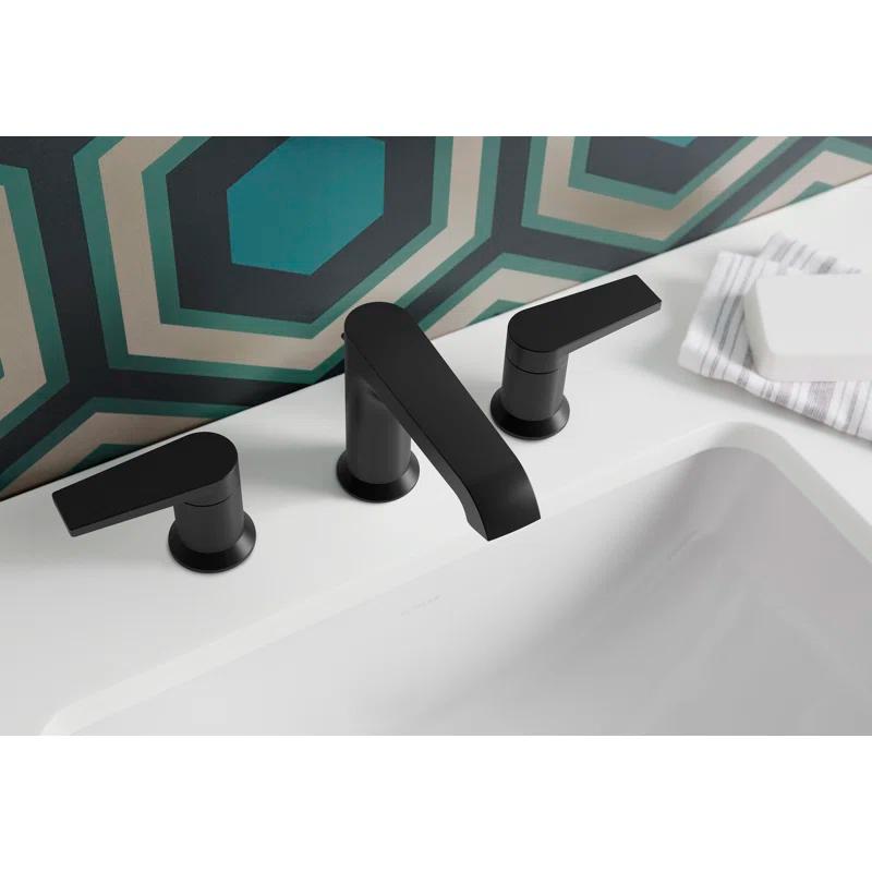 Kohler ® Hint ® Widespread Matte Black Bathroom Sink Faucet