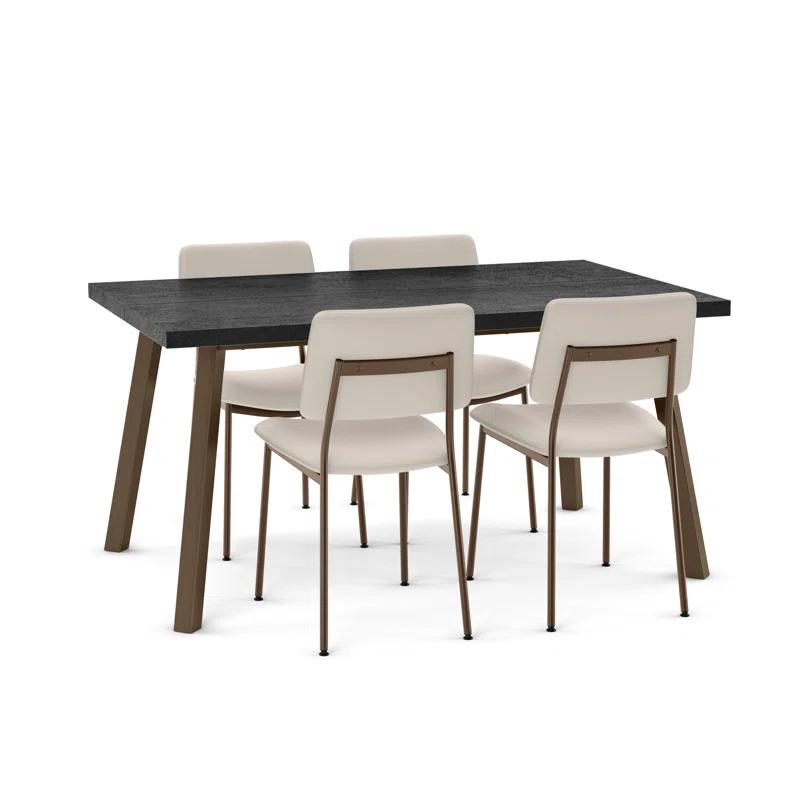 Horton Table and Sullivan Dining Chairs 5 Piece Dining Set