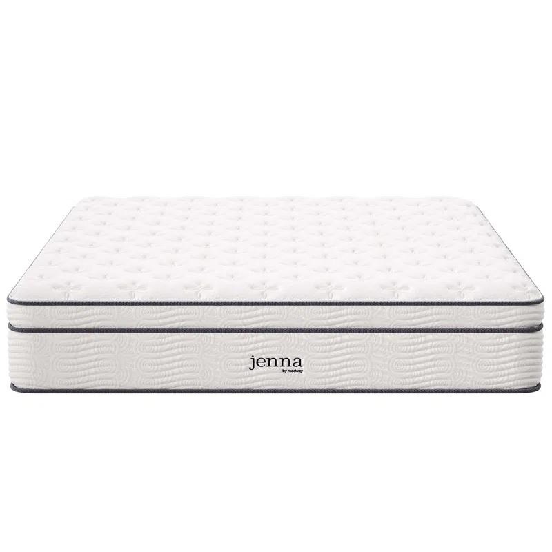 King-Size Jenna Pillowtop Innerspring Mattress with Quilted Cover