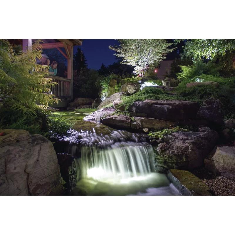 Elegant 1-Watt LED Pond & Landscape Light, 2"x1", Metal Housing