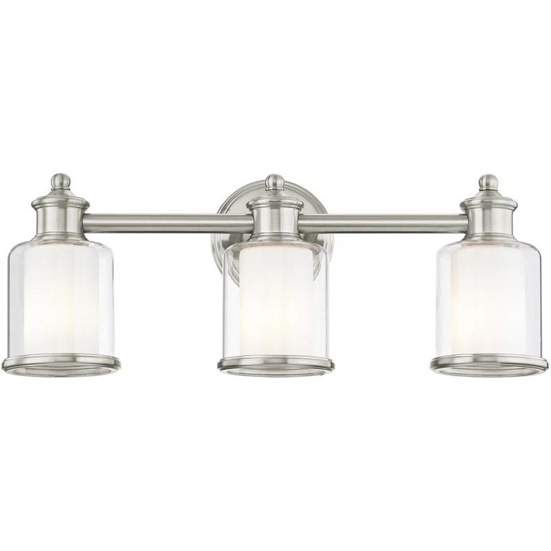 Livex Lighting Middlebush 3 - Light Vanity in  Brushed Nickel