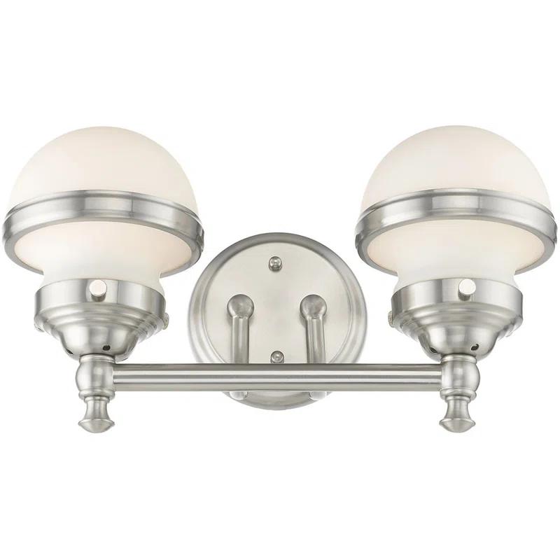 Livex Lighting Oldwick 2 - Light Vanity in  Brushed Nickel