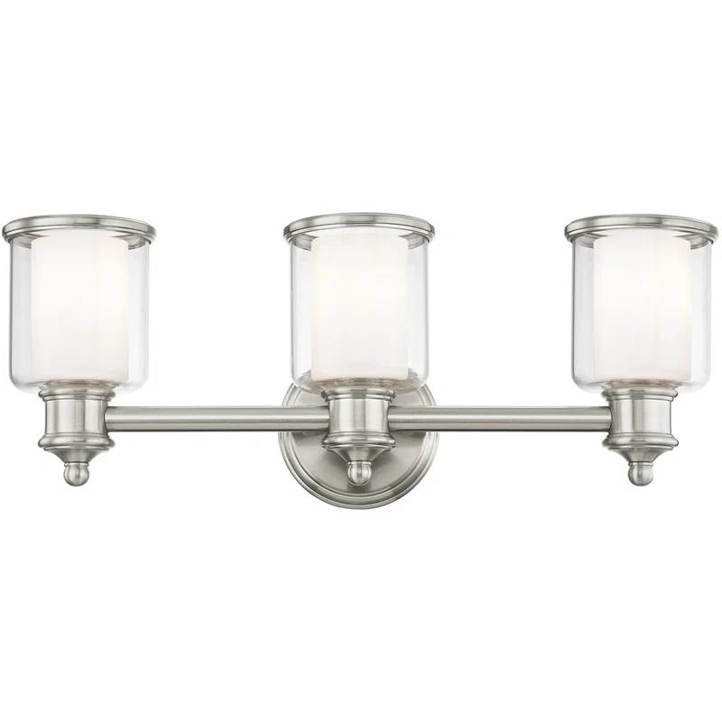 Livex Lighting Middlebush 3 - Light Vanity in  Brushed Nickel