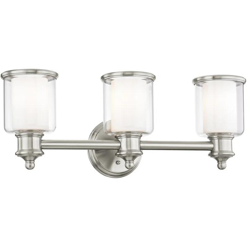 Livex Lighting Middlebush 3 - Light Vanity in  Brushed Nickel