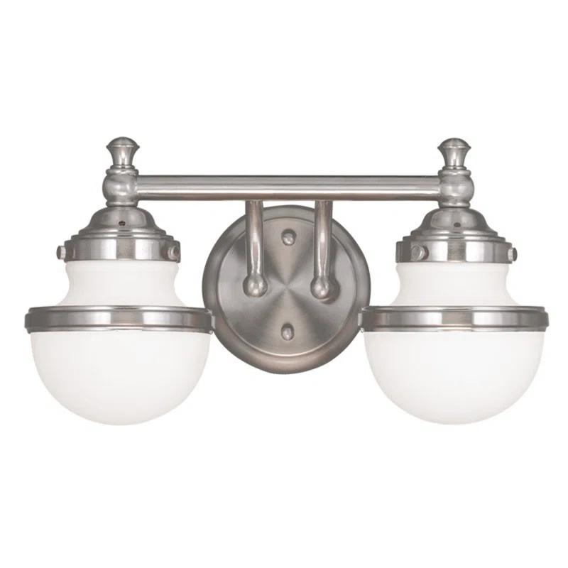 Livex Lighting Oldwick 2 - Light Vanity in  Brushed Nickel