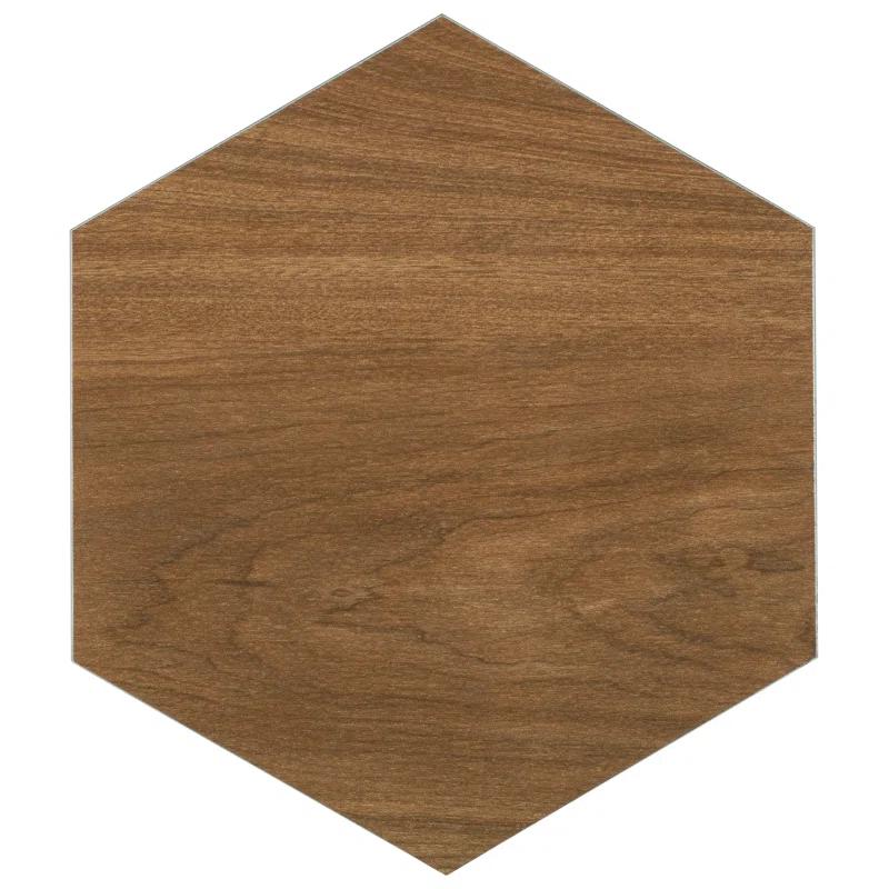 BaseCore HEX Java Peel and Stick Vinyl Hexagon Tiles - Box of 36