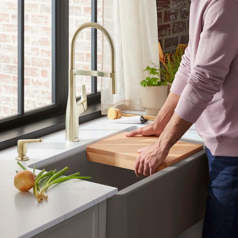Blanco Beechwood Cutting Board for Ikon & Vintera Farmhouse Sinks