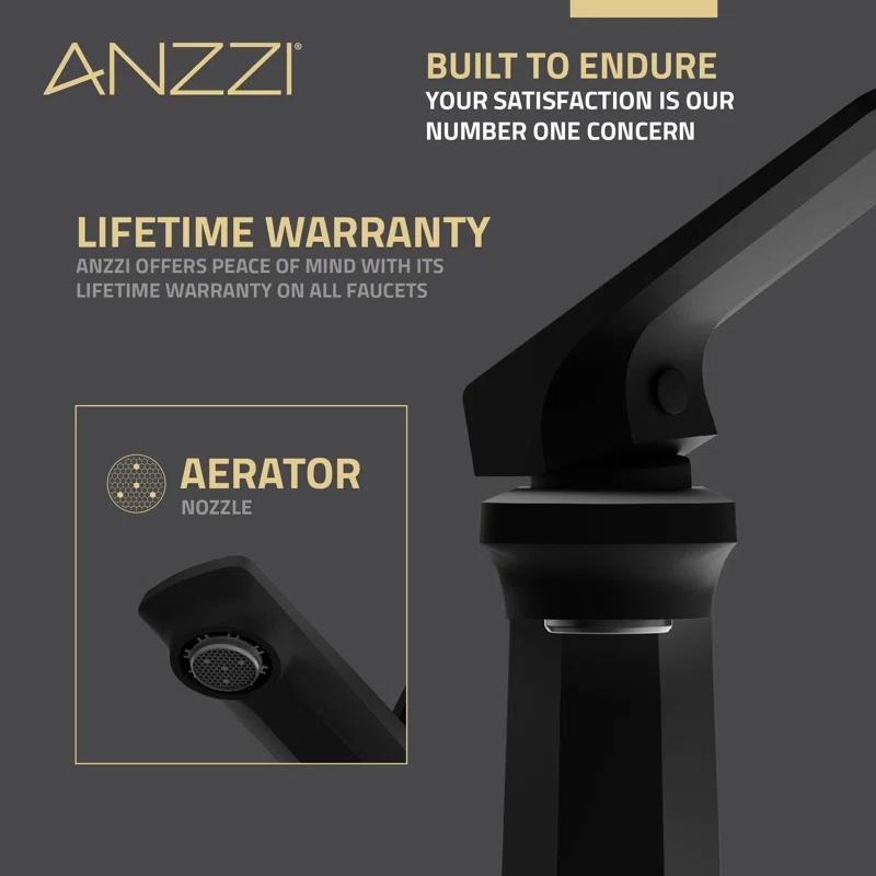 Single-Hole Single-handle Bathroom Faucet with Drain Assembly
