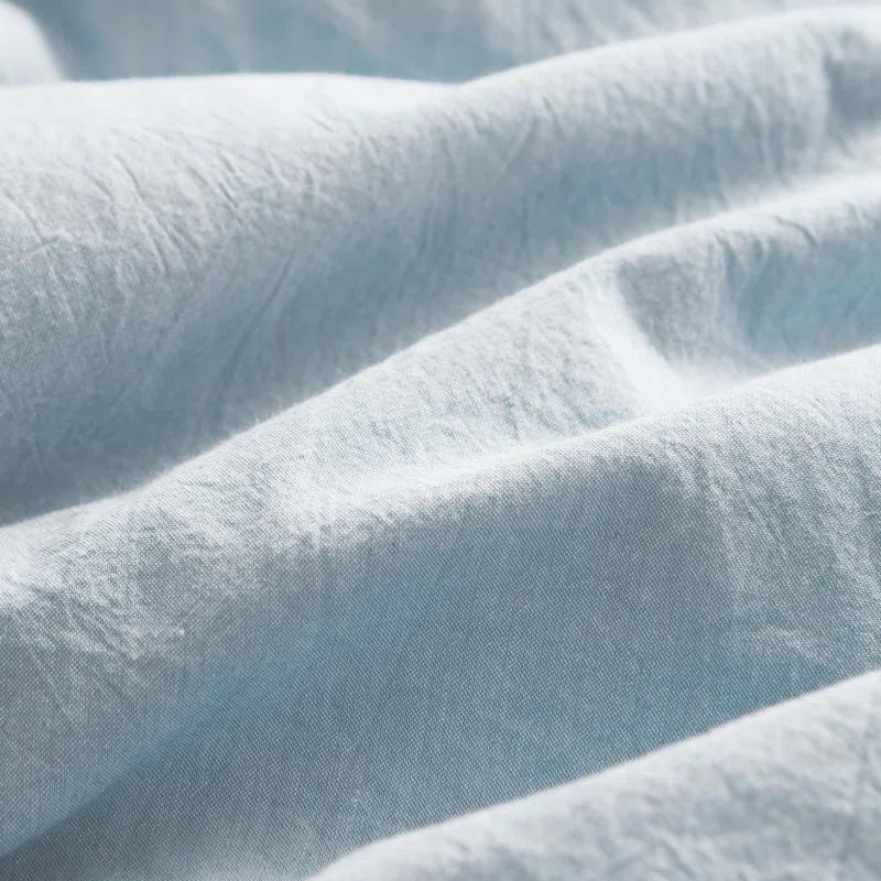 Swift Home 100% Cotton Crinkle Washed Duvet Cover Set