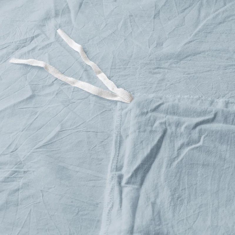 Swift Home 100% Cotton Crinkle Washed Duvet Cover Set