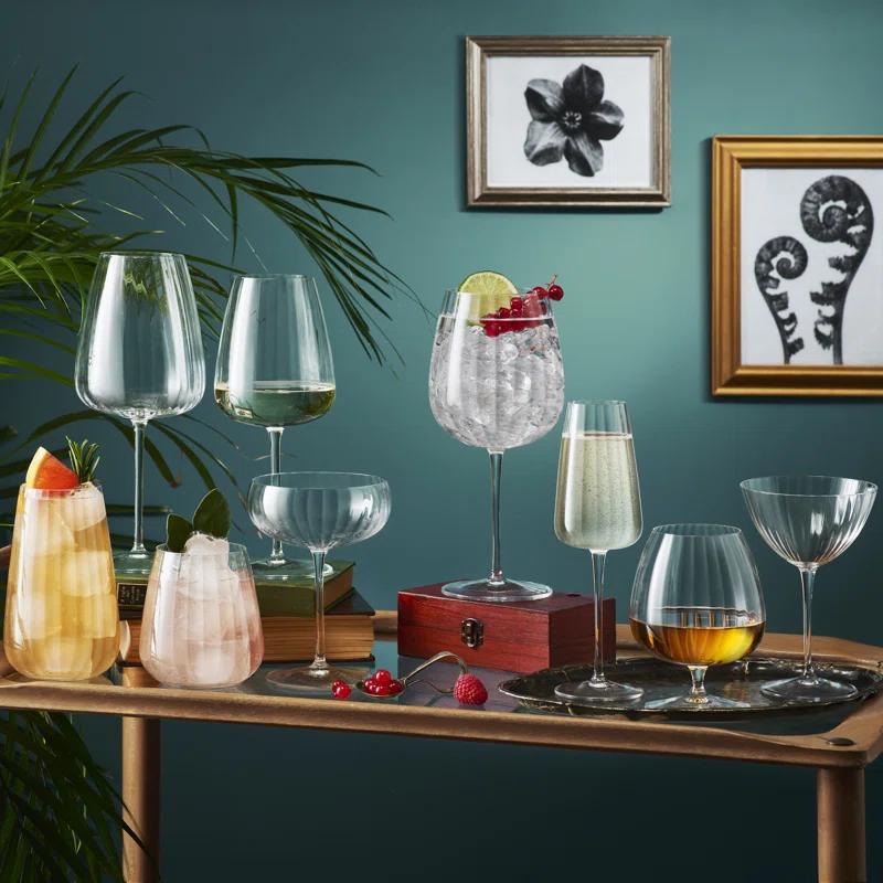 Luigi Bormioli Optica Wine Glasses (Set of 4)