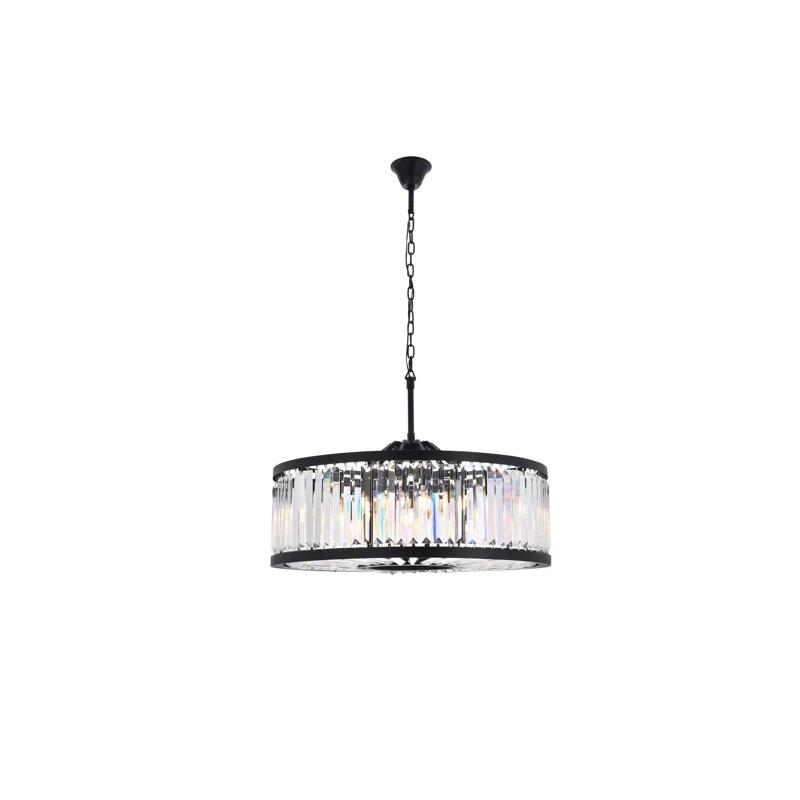 Dorinda 10 - Light Dimmable Drum Chandelier