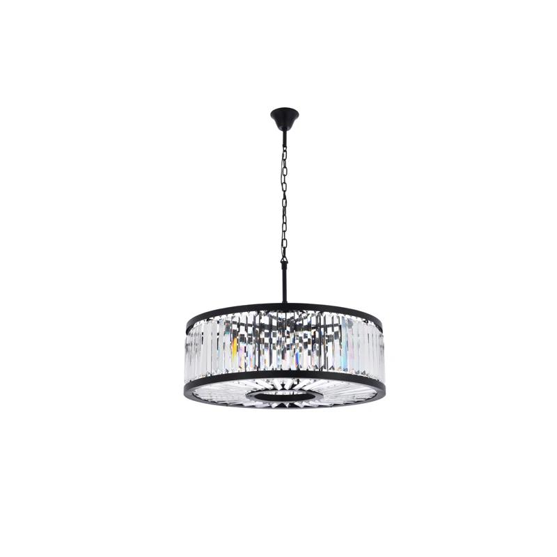Dorinda 10 - Light Dimmable Drum Chandelier