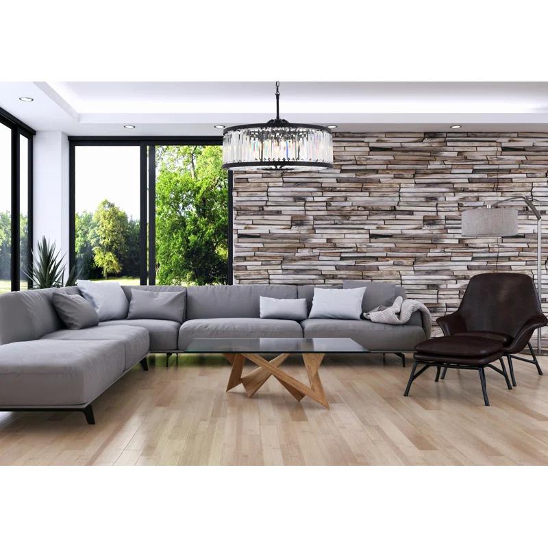 Dorinda 10 - Light Dimmable Drum Chandelier