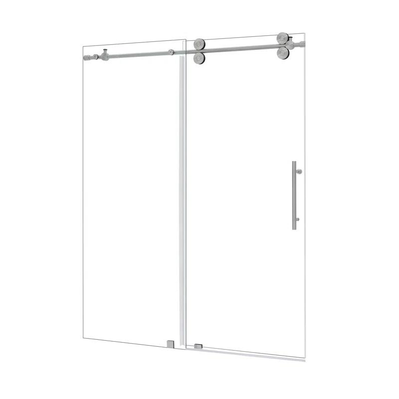 56" - 60" W x 78" H Single Sliding Frameless Shower Door