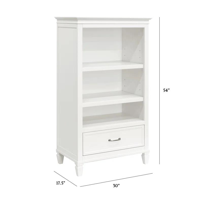 Darlington Classic French Country Inspired Kids Bookcase in Warm White