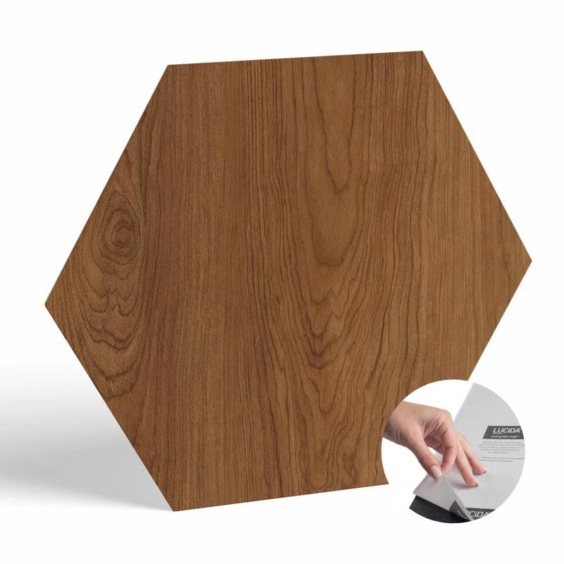 BaseCore HEX 12mil x 5.75" W Peel and Stick Vinyl Plank Flooring