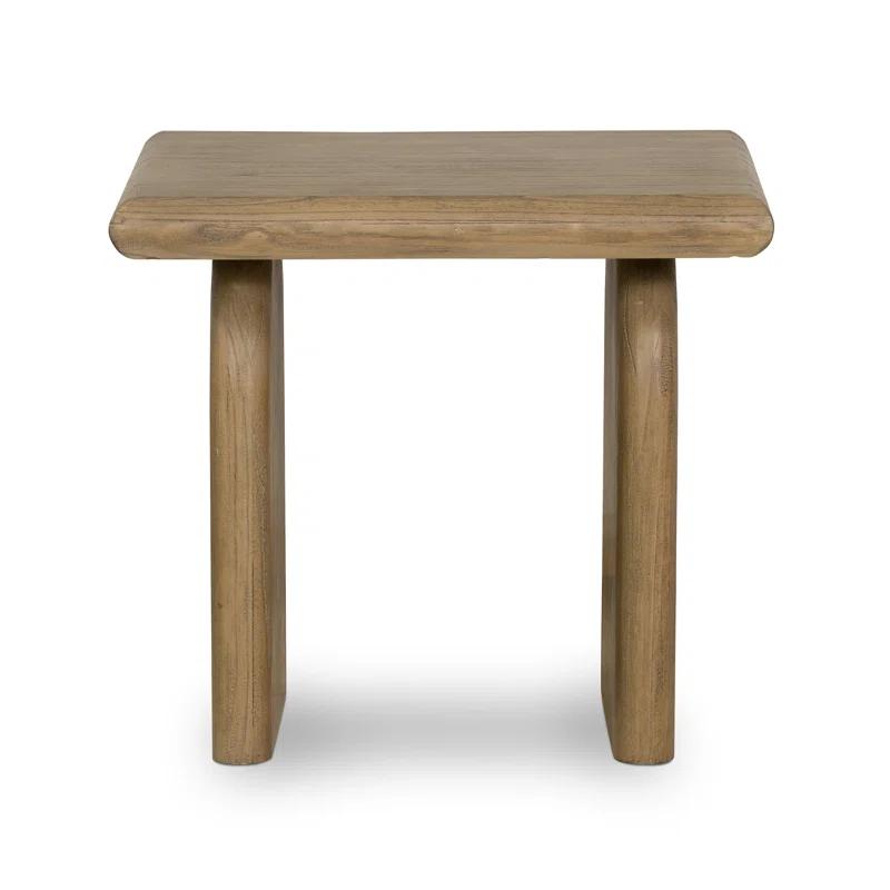 Aged Drift Mindi Square Solid Wood End Table