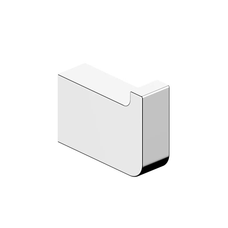 Polished Chrome Cube 3-Piece Modern Bathroom Hardware Set