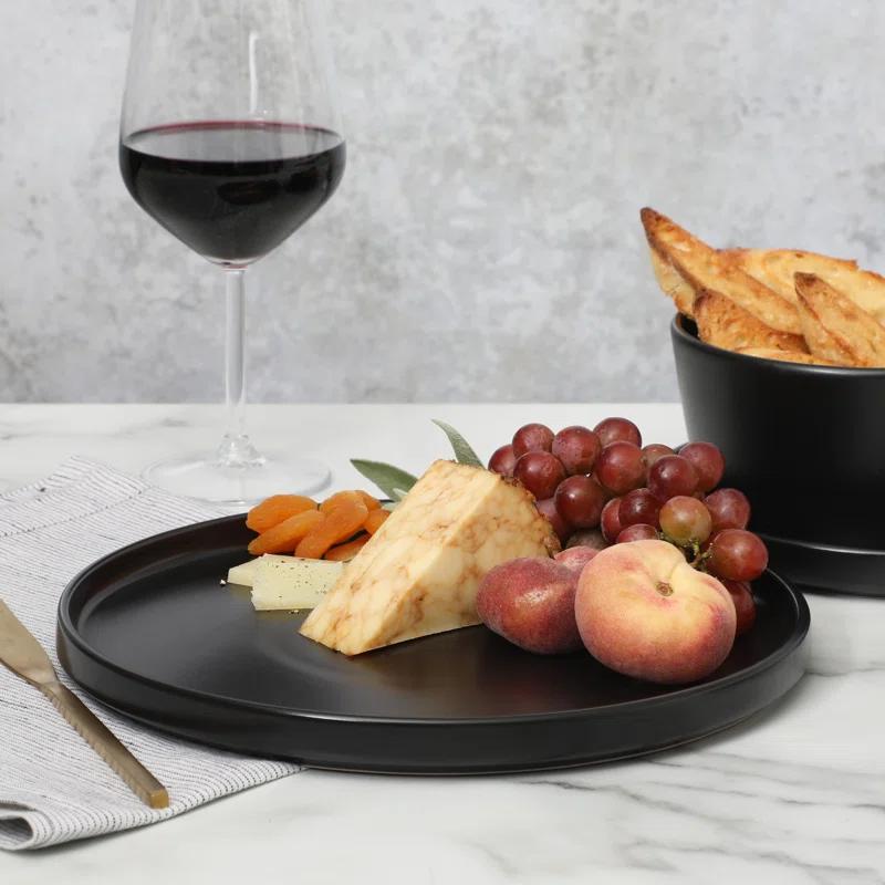 Gibson Soho Lounge Stoneware Dinnerware Set - Service for 8