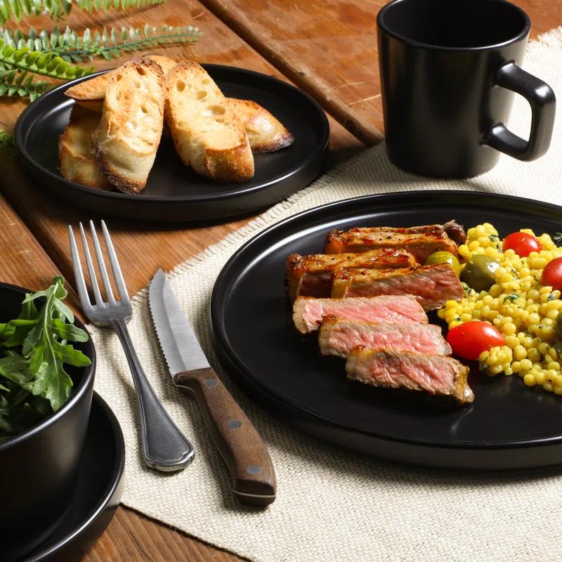 Gibson Soho Lounge Stoneware Dinnerware Set - Service for 8