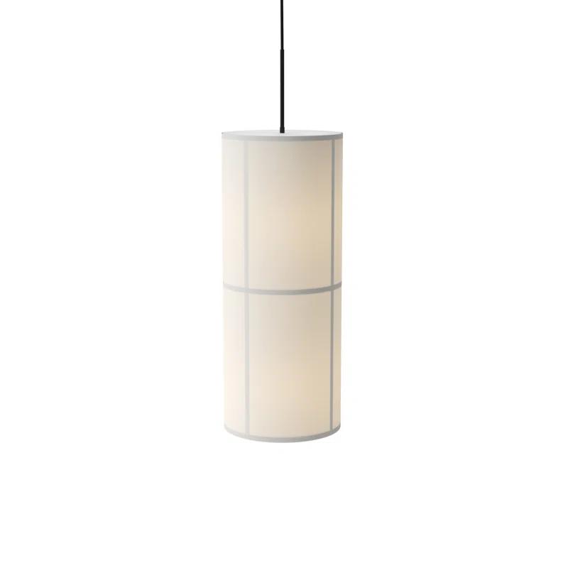 Hashira 23.6" Black and Bronzed Brass Single Cylinder Pendant