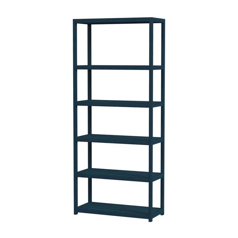 Butler Specialty Company Lark 5 Tier 30Wx75H Etagere Bookcase - Navy Blue