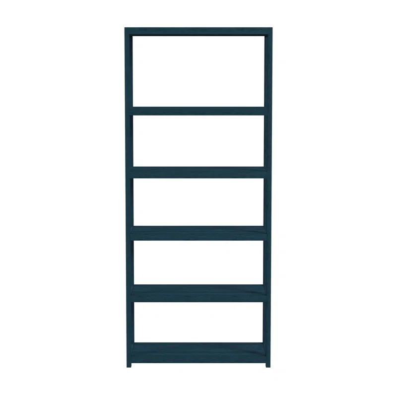 Butler Specialty Company Lark 5 Tier 30Wx75H Etagere Bookcase - Navy Blue